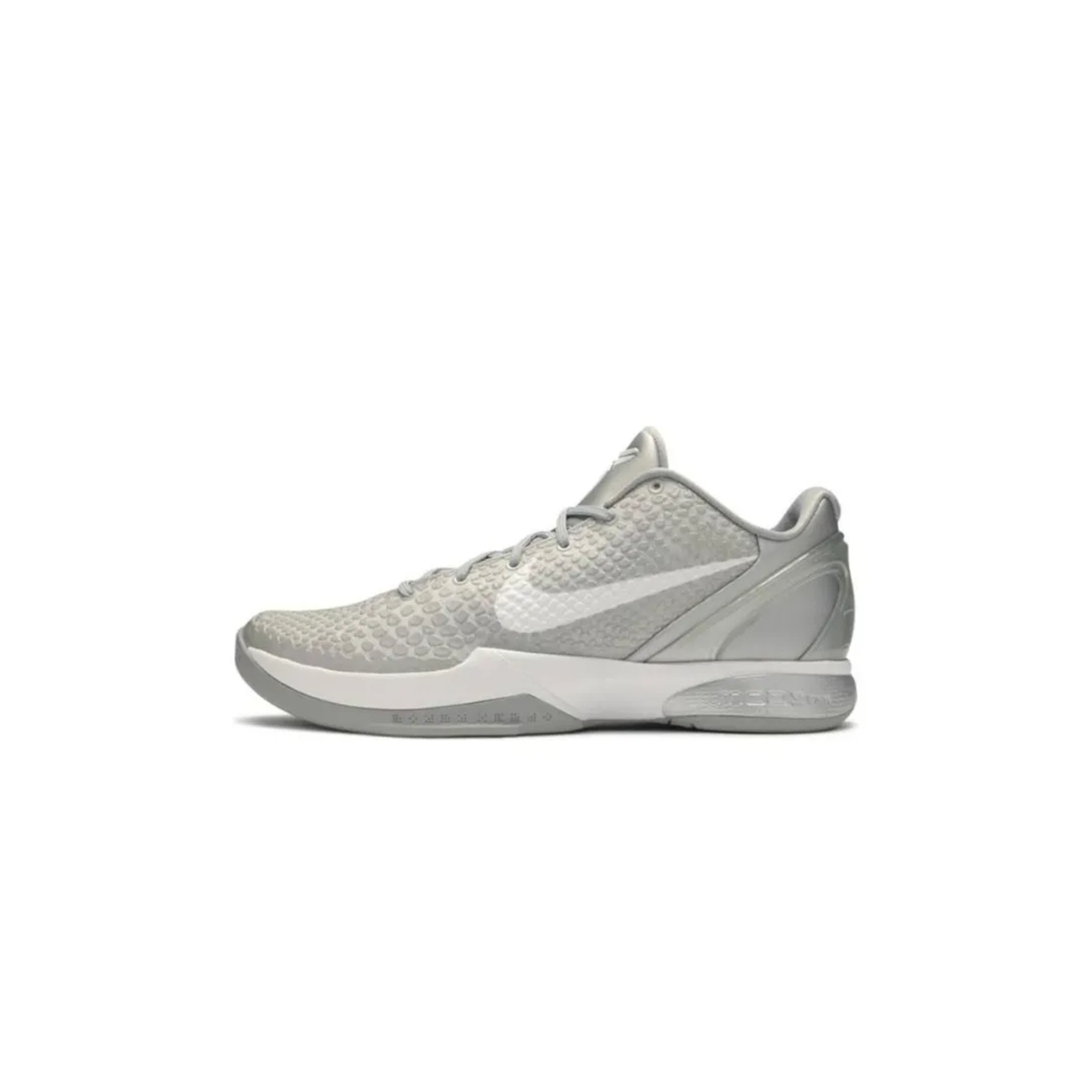 NIKE KOBE 6 METALLIC SILVERMETALLIC SILVER WHITE 429659-012